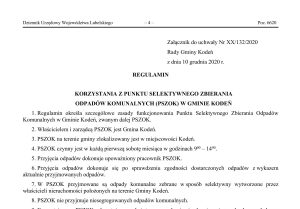 Miniaturka artykułu Regulamin korzystania z PSZOK