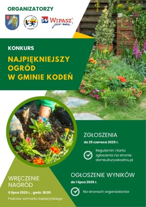 Miniaturka artykułu Konkurs „Najpiękniejszy ogród w gminie Kodeń”