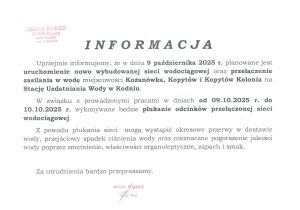 Miniaturka artykułu Informacja