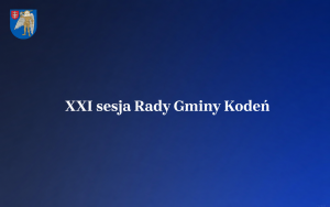 Miniaturka artykułu Transmisja obrad XXI sesji Rady Gminy Kodeń