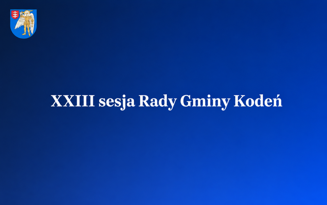Miniaturka artykułu Transmisja obrad XXIII sesji Gminy Kodeń